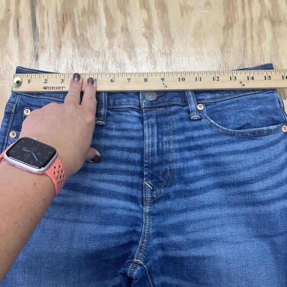 American Eagle Jeans Mens 30x32 Blue Original Boot Cut Blue Stretch Cowboy Denim - Picture 10 of 13